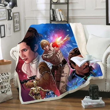 Star Wars Funny Character Blanket 3D Print Sherpa Blanket on Bed Home Textiles Dreamlike Style 01
Star Wars Funny Character Blanket 3D Print Sherpa Blanket on Bed Home Textiles Dreamlike Style 01