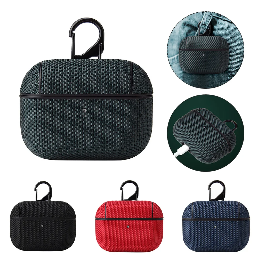 Мужской деловой чехол для Airpods Pro с крючком TWS Bluetooth наушники кожаный Apple pro