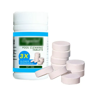 100Pcs Swimming Pool Cleaning Tablets W/Tablets Dispenser Cleaner Set For Home Cleaning Against Algae/other Organisms
100Pcs Swimming Pool Cleaning Tablets W/Tablets Dispenser Cleaner Set For Home Cleaning Against Algae/other Organisms