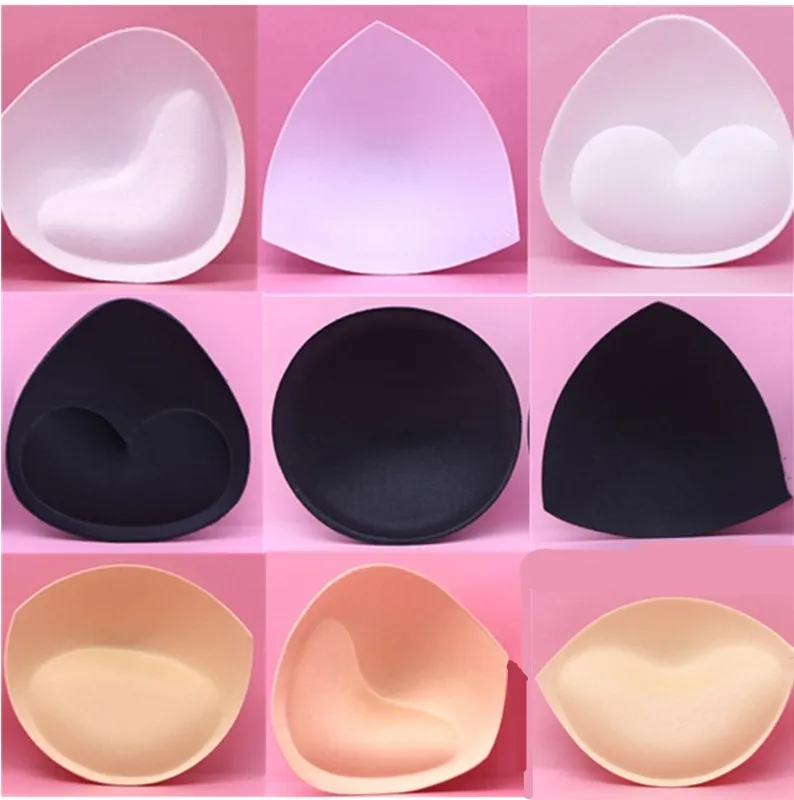 

6pcs/3pair Sponge Inserts In Bra Padded for Swimsuit Breast Push Up Fill Brassiere Breast Patch Pads Women Intimates Accessories