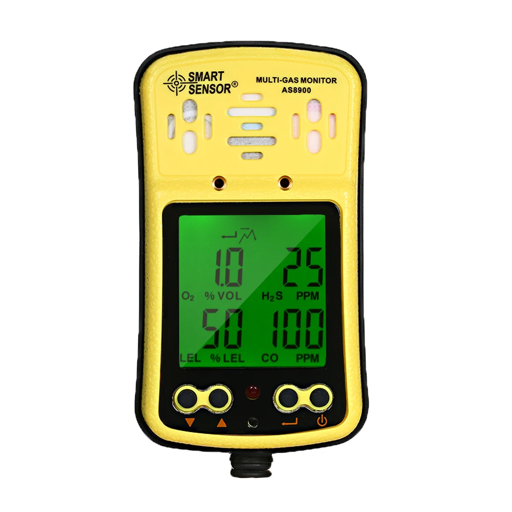 SMART SENSOR Professional Portable Multi Gas Detector Analyzer Handheld Air Quality Monitor for Oxygen/Combustible | Инструменты