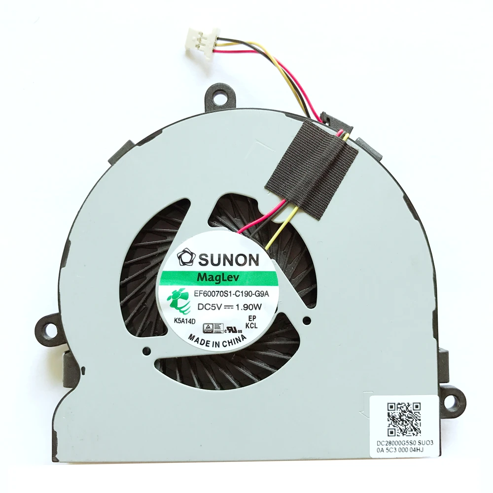 Охлаждающий вентилятор для ноутбука кулер SUNON 5 в пост. Тока 1 90 Вт dc28000g5s0