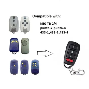 For MIO TD2/4 remote , 433-1,433-2,433-4 garage door fixed code duplicator remote 433.92mhz
For MIO TD2/4 remote , 433-1,433-2,433-4 garage door fixed code duplicator remote 433.92mhz