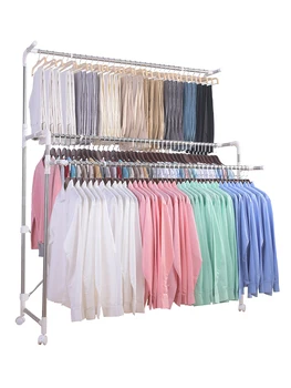 Clothes-drying Rack Landing Folding Indoor Double-pole Balcony Household Retractable Pole Mobile Lifting Cool Clo
Clothes-drying Rack Landing Folding Indoor Double-pole Balcony Household Retractable Pole Mobile Lifting Cool Clo