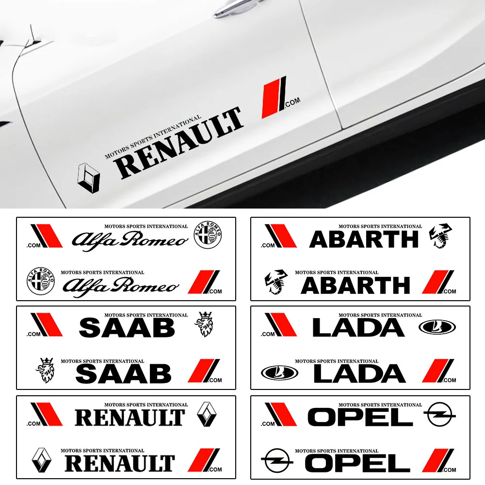 Personality Car Logo Styling Door Side Stickers Creative Bumper Window Laptop Waterproof Cover Scratches Accessories PVC 24*3cm
Personality Car Logo Styling Door Side Stickers Creative Bumper Window Laptop Waterproof Cover Scratches Accessories PVC 24*3cm