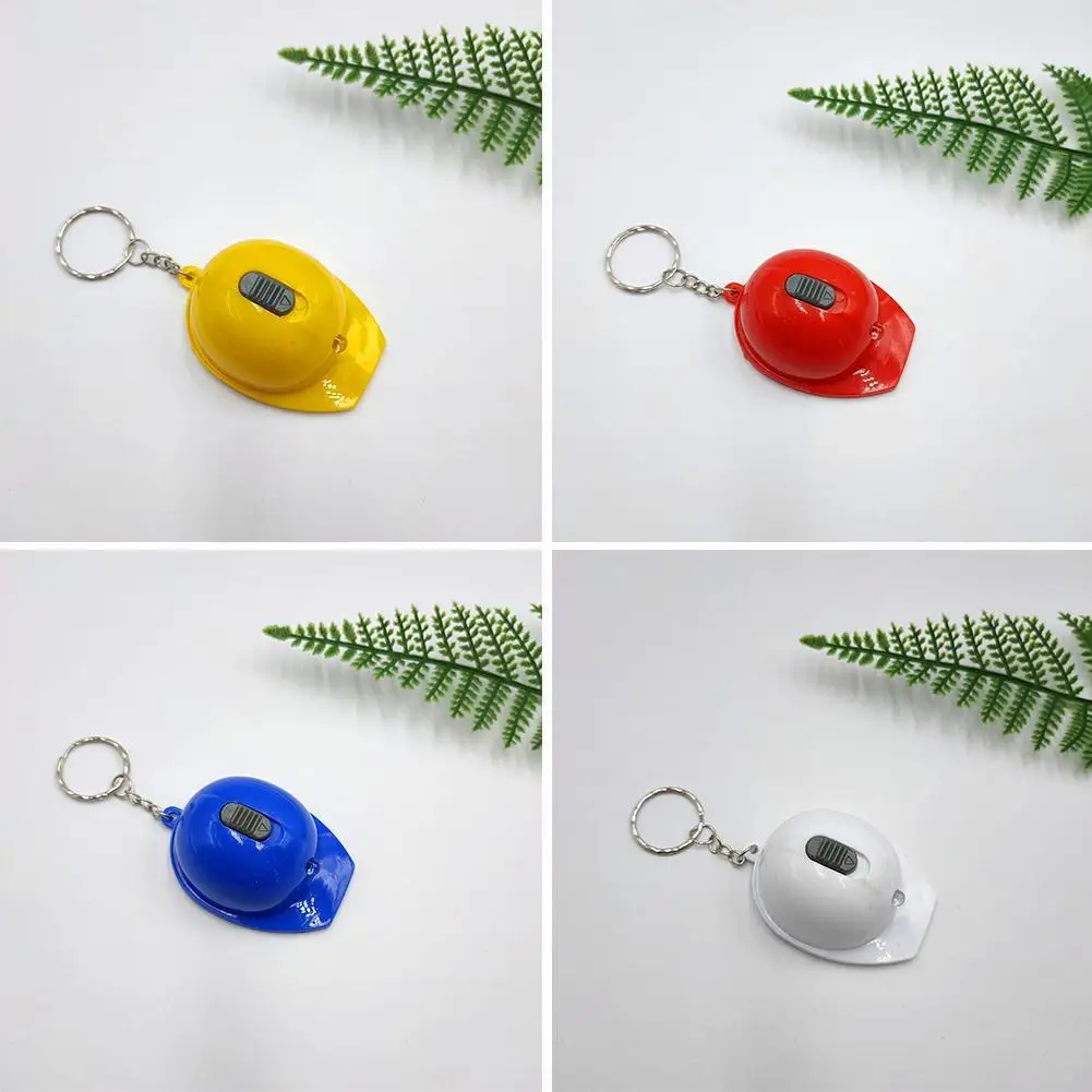 1pc Mini LED Helmet Shape Beer Bottle Opener Tool Gadgets Accessories Cool Ring Keychain Corkscrew 4 Colors