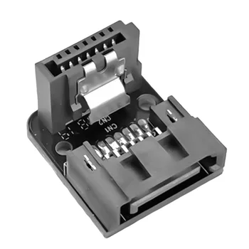 Computer Accessory Data Transfer Sata Interface 90 Degrees Turn Reverse Direction DIY Routing 7 Pin USB3.0 Fixing Buckle Adapter
Computer Accessory Data Transfer Sata Interface 90 Degrees Turn Reverse Direction DIY Routing 7 Pin USB3.0 Fixing Buckle Adapter