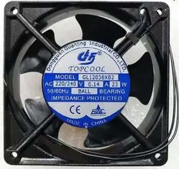 FOR 12CM industrial cabinet cooling fan 220v 0.14a 23w GL12038XB2 Free shipping 
FOR 12CM industrial cabinet cooling fan 220v 0.14a 23w GL12038XB2 Free shipping