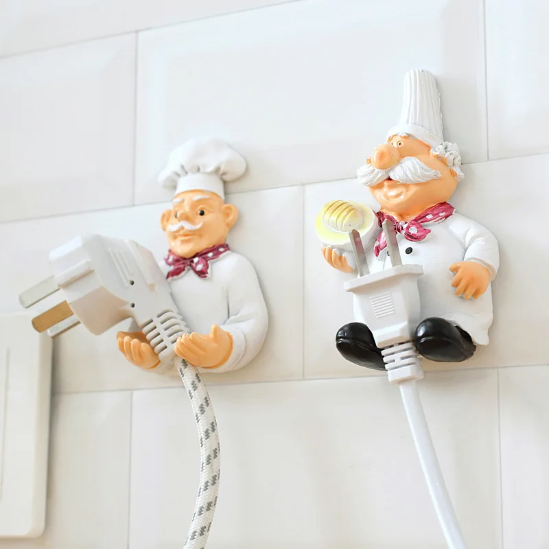 Thours Kitchen Chef Plug Power Cord Storage Rack Wall-Mounted Home Organizer Decorative Hook Key and Mail Holder Wall
Thours Kitchen Chef Plug Power Cord Storage Rack Wall-Mounted Home Organizer Decorative Hook Key and Mail Holder Wall