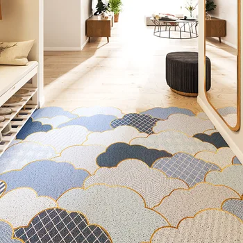 Nordic ins carpet Entrance Clouds PVC Tailoring doormat DIY Home Wire rings Foot restaurant pad Hotel Shoe sole dirt removal pad
Nordic ins carpet Entrance Clouds PVC Tailoring doormat DIY Home Wire rings Foot restaurant pad Hotel Shoe sole dirt removal pad