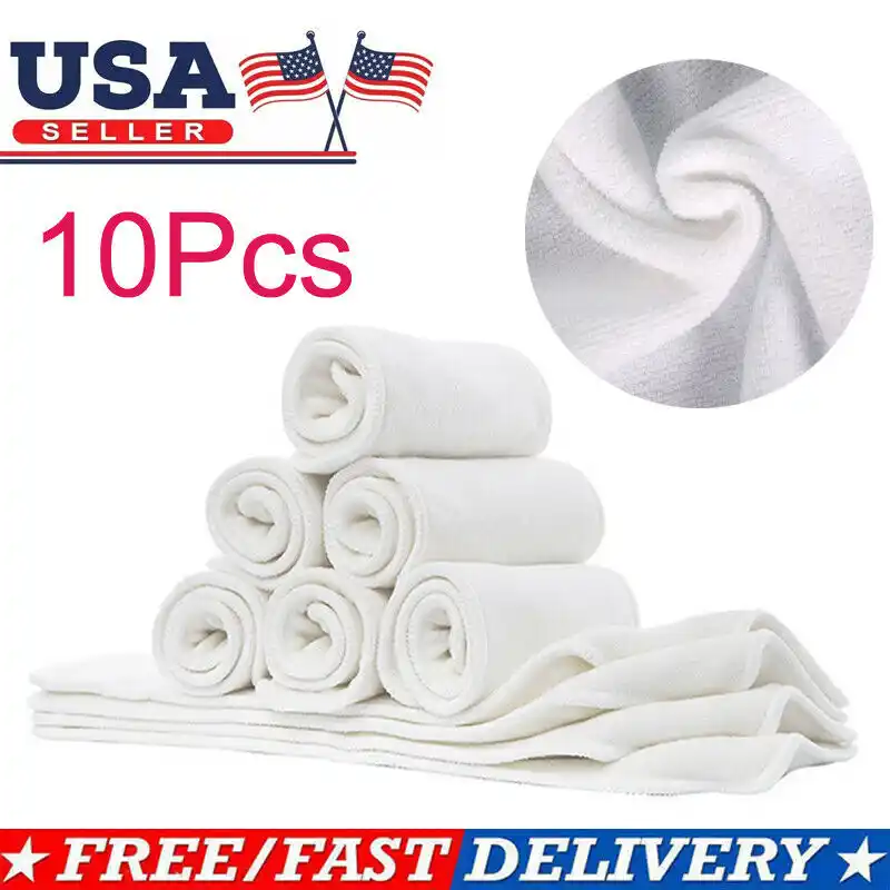 10pcs white disposable face towel hair salon towels 30*70cm