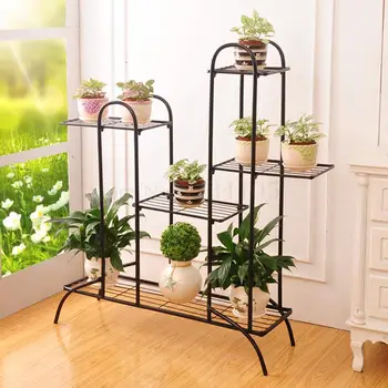 European Wrought Iron Flower Stand Ground Multi-layer Flower Pot Rack Indoor And Outdoor Balcony Living Room Multifunctional Gre 
European Wrought Iron Flower Stand Ground Multi-layer Flower Pot Rack Indoor And Outdoor Balcony Living Room Multifunctional Gre