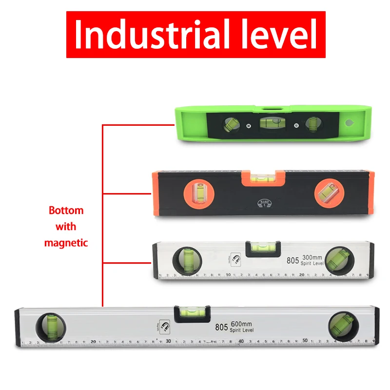 High Precision Magnetic Bubble Level Ruler, Flush Proof Horizontal Ruler, Bubble Level Balance Ruler Spirit Level Ruler Lever
High Precision Magnetic Bubble Level Ruler, Flush Proof Horizontal Ruler, Bubble Level Balance Ruler Spirit Level Ruler Lever