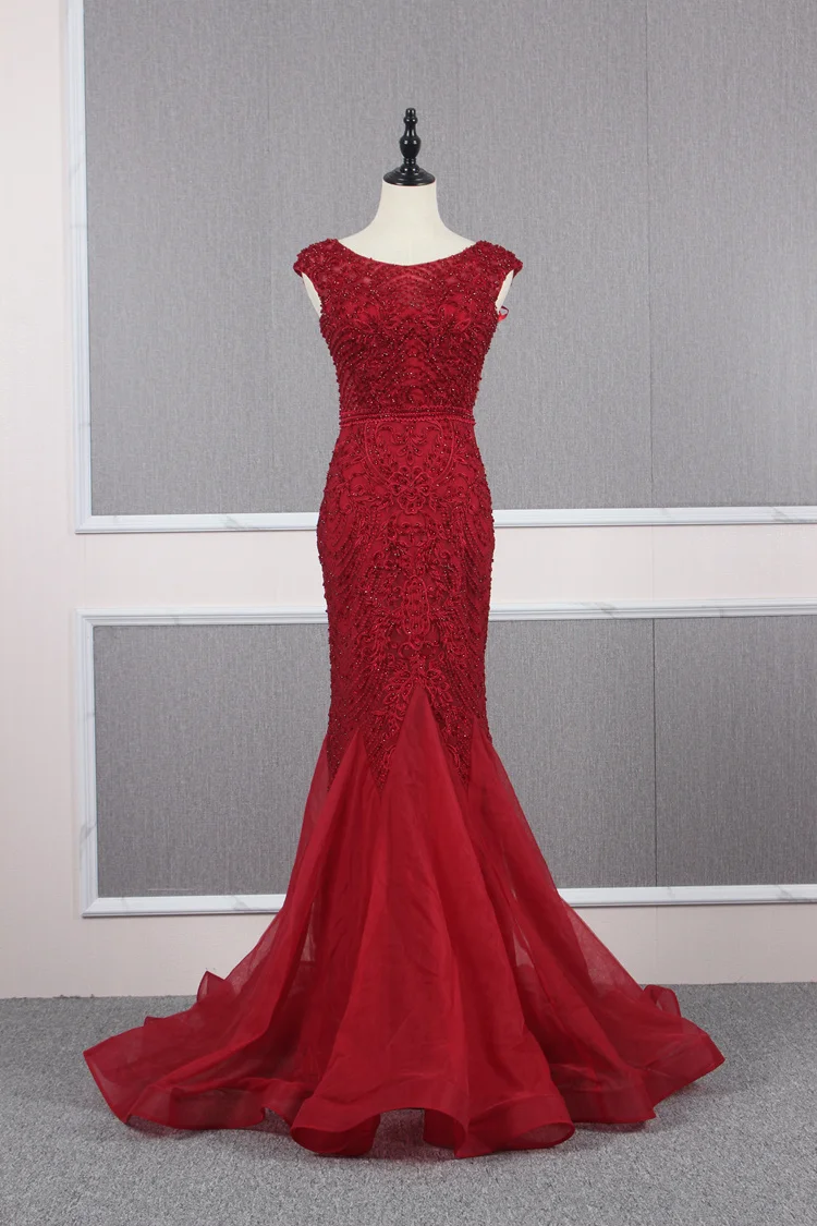 Burgundy Mermaid Evening Party Dress Lace Long Beaded Embroidery Formal Ceremony Prom Gowns Ruffles
Burgundy Mermaid Evening Party Dress Lace Long Beaded Embroidery Formal Ceremony Prom Gowns Ruffles