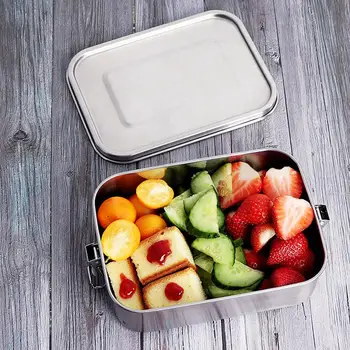 Lunch Box 800/1200ml with Lid Picnics Camping Student Food Plastic Box Elegant Stainless Steel Office Travel Sturdy Portable
Lunch Box 800/1200ml with Lid Picnics Camping Student Food Plastic Box Elegant Stainless Steel Office Travel Sturdy Portable