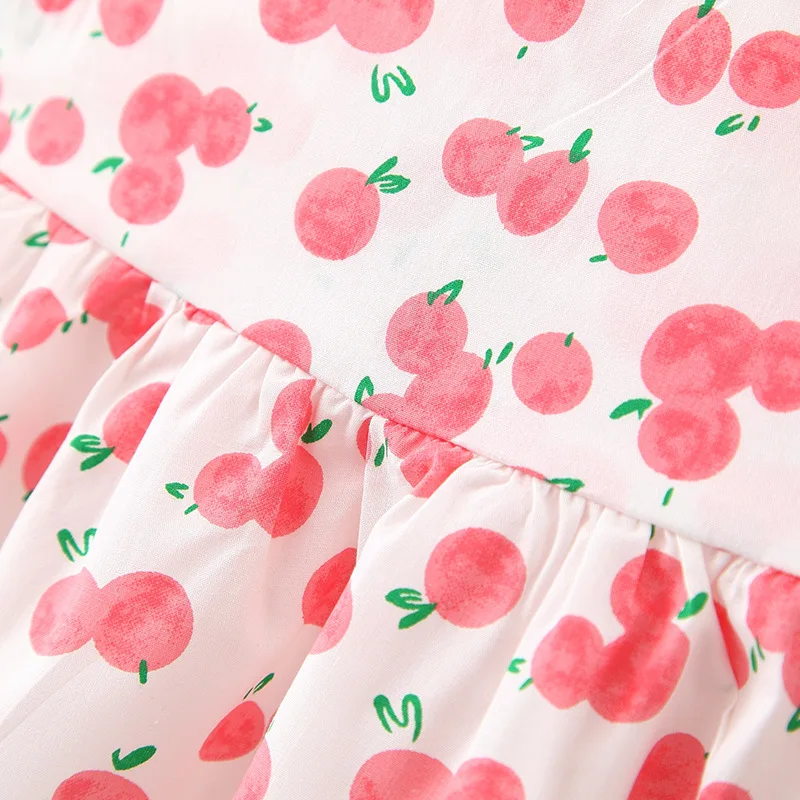 2Piece Baby Girls Dresses Newborn Set Summer Outfits Cartoon Cute Sleeveless Cherry Cotton Princess Dress Kids Clothes BC1868-1 2Piece Baby Girls Dresses Newborn Set Summer Outfits Cartoon Cute Sleeveless Cherry Cotton Princess Dress Kids Clothes BC1868-1