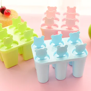 6 Sets Cute DIY Bear Ice Tray Cartoon Ice Sucker Ice-Cream Mould Frozen Ice Lollipop Mould Ice Cream with Ice Cube
6 Sets Cute DIY Bear Ice Tray Cartoon Ice Sucker Ice-Cream Mould Frozen Ice Lollipop Mould Ice Cream with Ice Cube