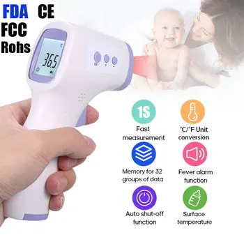 Non-contact Digital Infrared termometro infrarojo digital Temperature Gun Laser Handheld IR Temp Gun LCD Display Thermometer
Non-contact Digital Infrared termometro infrarojo digital Temperature Gun Laser Handheld IR Temp Gun LCD Display Thermometer