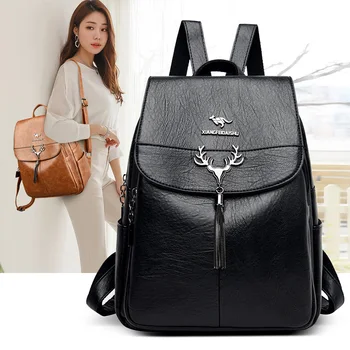 Forever Young Backpack Soft Leather College Style Bag Solid Color Casual Travel Back Packs Bag for Women Small Shoulder Back Bag
Forever Young Backpack Soft Leather College Style Bag Solid Color Casual Travel Back Packs Bag for Women Small Shoulder Back Bag