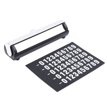 Car Hidden Temporary Parking Number Plate Rotatable Car Protection Accessories Tools Phone Number Stop Car Signs