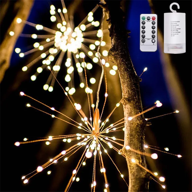 Solar 200 LED 8 Modes Hanging Starburst Firework Fairy String Light LED Curtain Lights String Light Garland Christmas Light
Solar 200 LED 8 Modes Hanging Starburst Firework Fairy String Light LED Curtain Lights String Light Garland Christmas Light