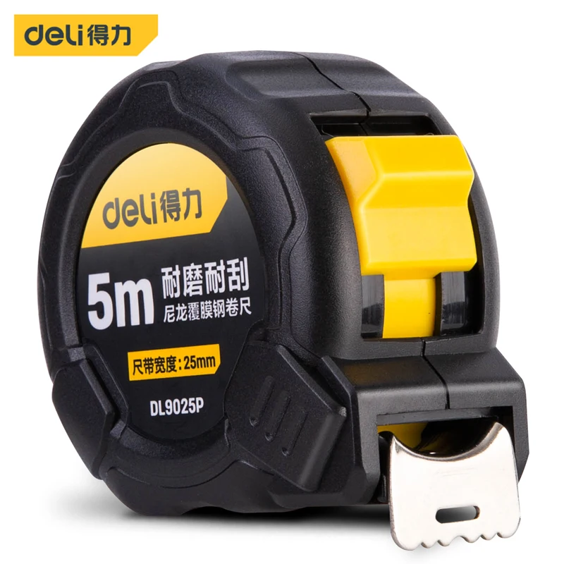 Deli Nylon Coated Steel Tape Accurate Auto Lock Gauging Tool Retractable Ruler Tape Measure Sewing Pull Steel Tailor Flexible
Deli Nylon Coated Steel Tape Accurate Auto Lock Gauging Tool Retractable Ruler Tape Measure Sewing Pull Steel Tailor Flexible