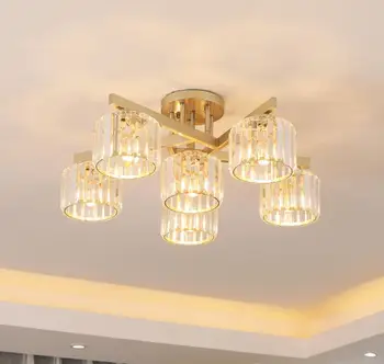 Popular light luxury ceiling lamp living room dining room study bedroom crystal lamp
Popular light luxury ceiling lamp living room dining room study bedroom crystal lamp