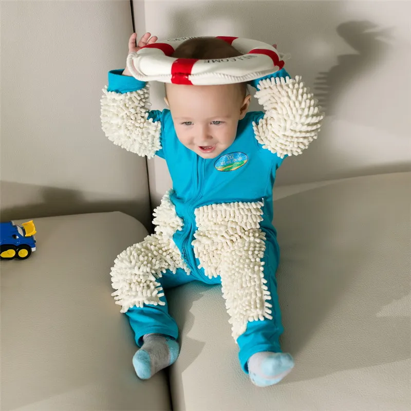 baby dust mop outfit