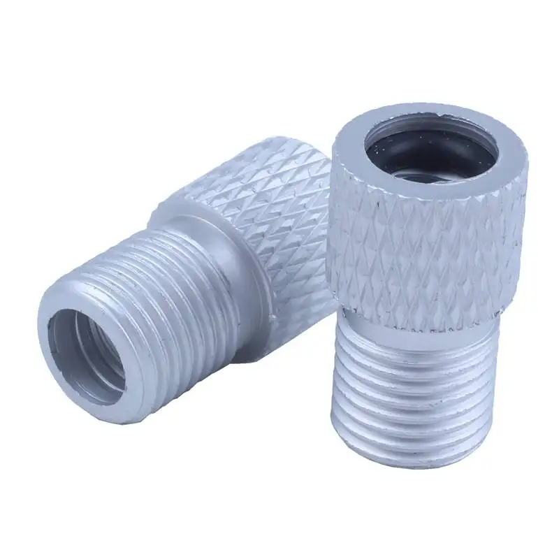 2pcs Presta to Schrader Aluminium Bike Valve Adaptor Adapter Converter with o-ring Seal Silver
2pcs Presta to Schrader Aluminium Bike Valve Adaptor Adapter Converter with o-ring Seal Silver