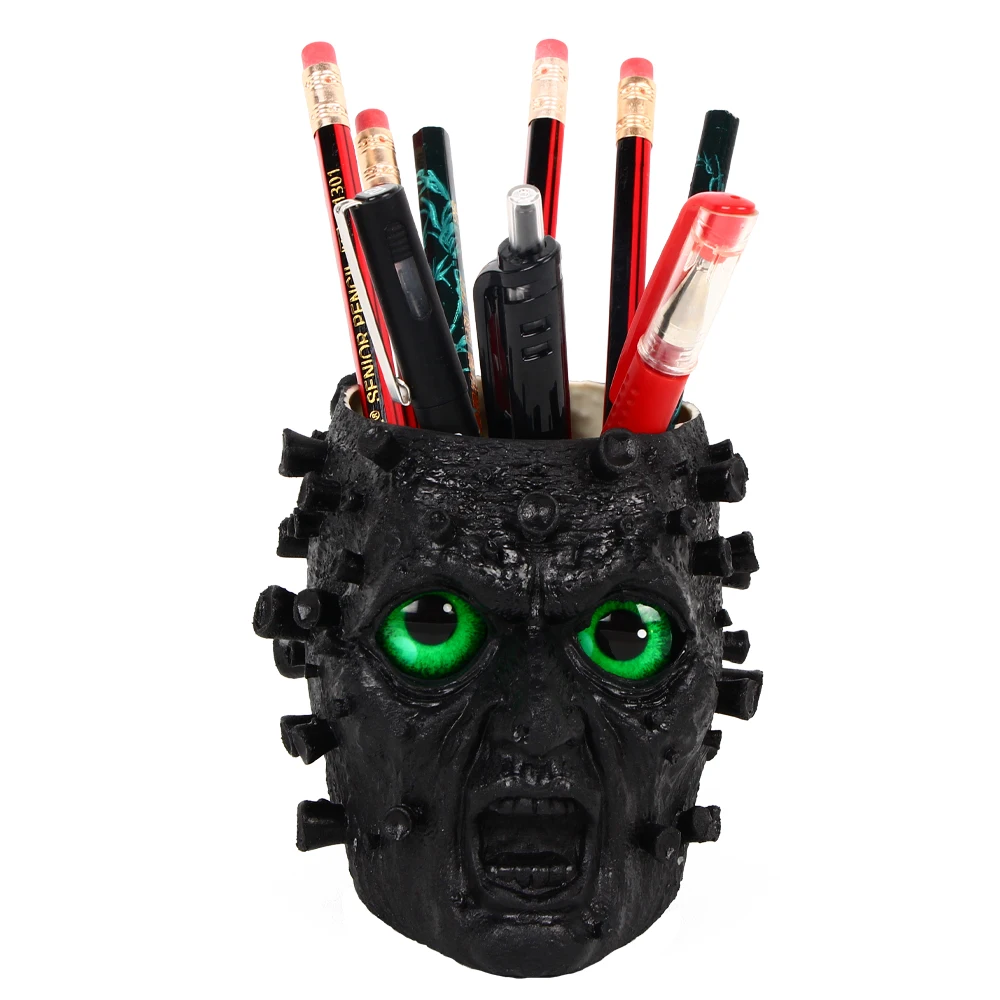 Patygr Virus Sharped Pencil Holder Office Desk Organizer Stationary Decor Donald Trump Face Planter Black 
Patygr Virus Sharped Pencil Holder Office Desk Organizer Stationary Decor Donald Trump Face Planter Black