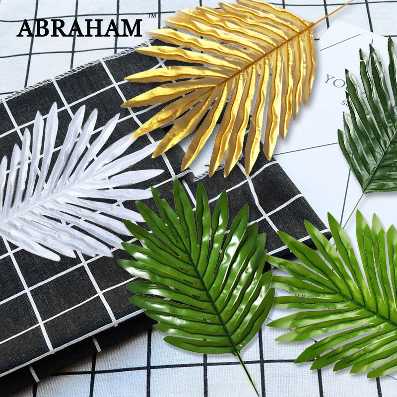 44cm Plastic Leaves Tropical Monstera Artificial Palm Leafs Green Plant Branch Fake Tree Foliage Gold Turtle Leaf For Home Decor
44cm Plastic Leaves Tropical Monstera Artificial Palm Leafs Green Plant Branch Fake Tree Foliage Gold Turtle Leaf For Home Decor