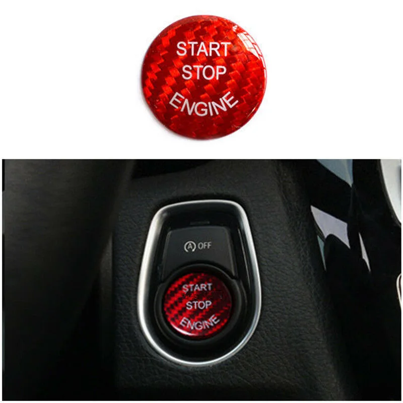 Carbon Fiber Car Engine Start Stop Switch Button For BMW 5 Series E60 2004-2009 Interior Accessories Car Stickers Red
Carbon Fiber Car Engine Start Stop Switch Button For BMW 5 Series E60 2004-2009 Interior Accessories Car Stickers Red