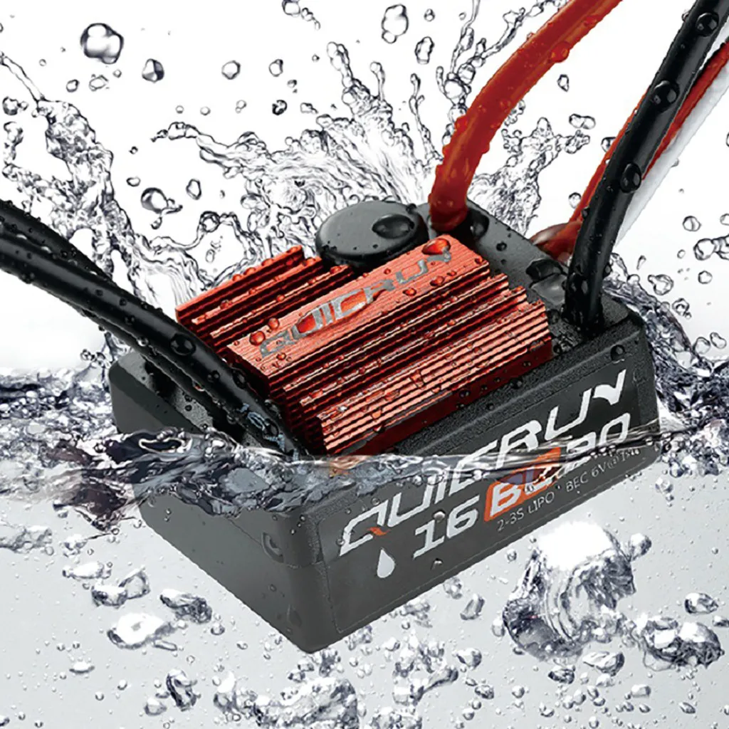 HIINST HobbyWing QuicRun 30A водонепроницаемый и бесщеточный ESC WP-16BL30 для радиоуправляемых
