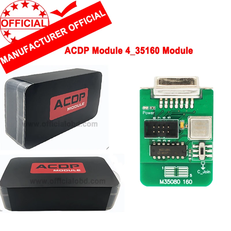 Yanhua Mini ACDP Module4 35160 Module For BMW Odometer Correction Mini ACDP Car Key Programmer
Yanhua Mini ACDP Module4 35160 Module For BMW Odometer Correction Mini ACDP Car Key Programmer