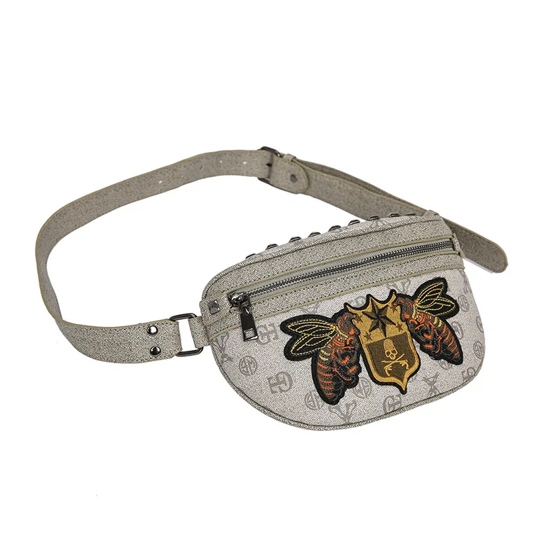 2019 New European and American Embroidered Chest Bag Street Chest Bun Bun Bun Tide Korean for Men and Women
2019 New European and American Embroidered Chest Bag Street Chest Bun Bun Bun Tide Korean for Men and Women