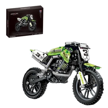 425Pcs Off-Road Motorcycle Bricks Small Particle DIY Building Blocks Kit Brain Toy For Children Educational Toys Birthday Gift
425Pcs Off-Road Motorcycle Bricks Small Particle DIY Building Blocks Kit Brain Toy For Children Educational Toys Birthday Gift