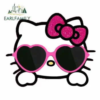 EARLFAMILY 13cm x 10.8cm for Hello Kitty with Sunglasses Cartoon Car Sticker JDM Motorcycle Decal Vinyl Waterproof Accessories
EARLFAMILY 13cm x 10.8cm for Hello Kitty with Sunglasses Cartoon Car Sticker JDM Motorcycle Decal Vinyl Waterproof Accessories
