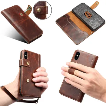 Luxury Cowhide Leather Phone Case for iPhone 7 7 Plus 8 XS X XR XS Max Cover Card Slot Wallet Cover for iPhone 7 Case i Phone X
Luxury Cowhide Leather Phone Case for iPhone 7 7 Plus 8 XS X XR XS Max Cover Card Slot Wallet Cover for iPhone 7 Case i Phone X