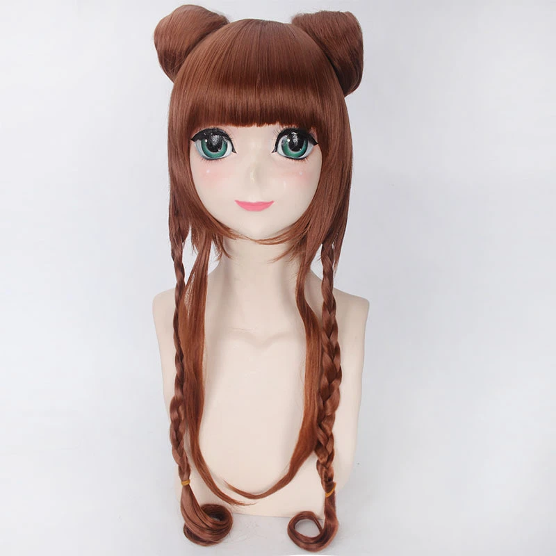 Anime Cosplay Wig Dark Linen Braided Wig High Temperature Resistant Fiber Synthetic Hair Wigs and Two Buns
Anime Cosplay Wig Dark Linen Braided Wig High Temperature Resistant Fiber Synthetic Hair Wigs and Two Buns