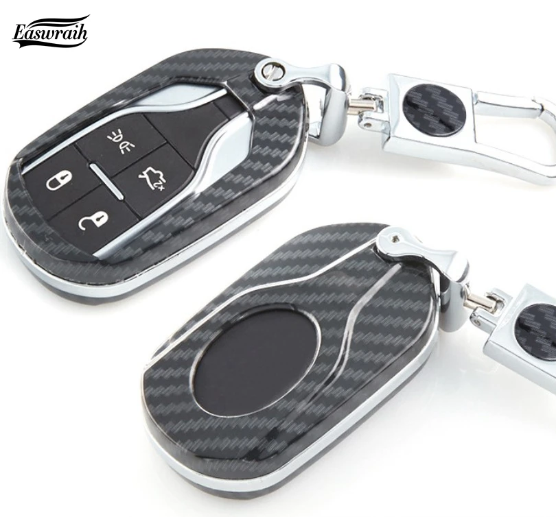 Car ABS Carbon Fiber KeyChain Cover Case Shell For Maserati Ghibli GT GC Le Key Holder Protector Interior Accessories 
Car ABS Carbon Fiber KeyChain Cover Case Shell For Maserati Ghibli GT GC Le Key Holder Protector Interior Accessories