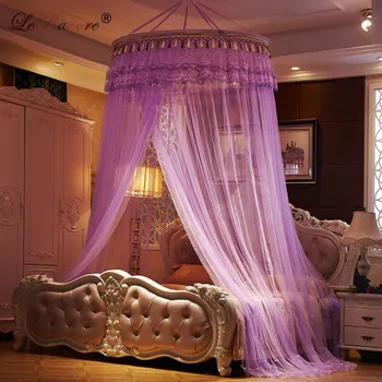 LeRadore Luxury Romantic Mosquito Net Lace Round Hung Dome Insect Nets Bed Canopy Netting mosquitera ventana
LeRadore Luxury Romantic Mosquito Net Lace Round Hung Dome Insect Nets Bed Canopy Netting mosquitera ventana