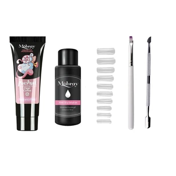 Mobray 5PCS/Set Poly Gel Nail Kit UV For Nail Art Tools with Remoues Excess Gel Slip Solution 12
Mobray 5PCS/Set Poly Gel Nail Kit UV For Nail Art Tools with Remoues Excess Gel Slip Solution 12
