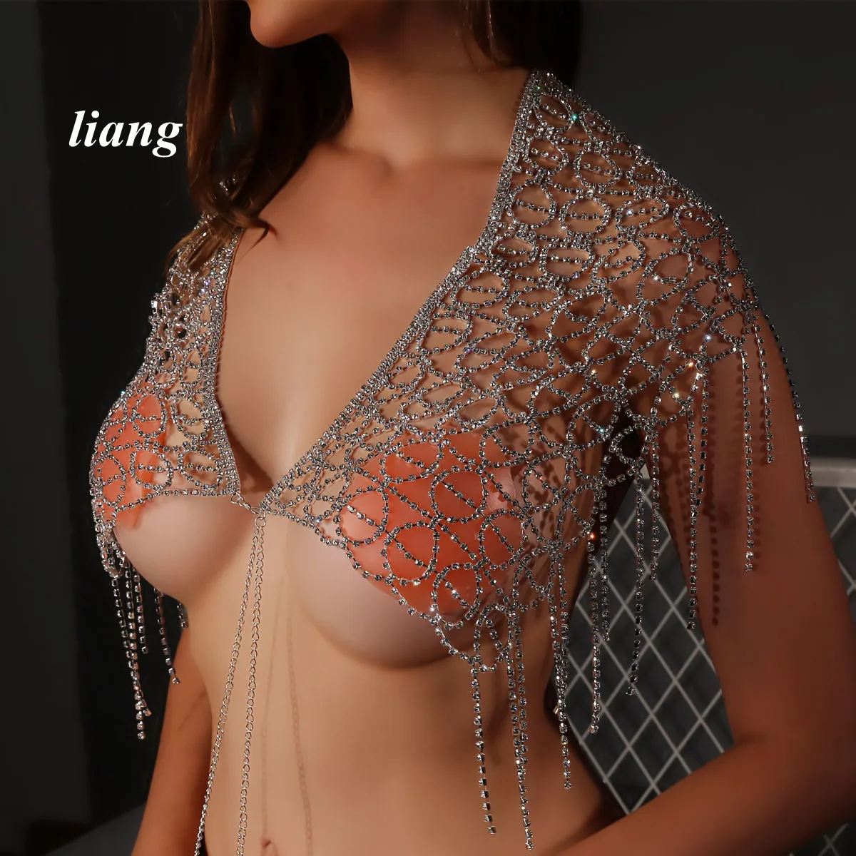 Body Chain High-grade Tassel Crystal Shoulder Chain European And American Joker Sexy Body Chain Shawl Chest Chain Bra Chain
Body Chain High-grade Tassel Crystal Shoulder Chain European And American Joker Sexy Body Chain Shawl Chest Chain Bra Chain