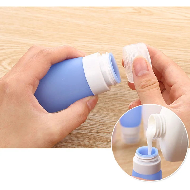 Portable Silicone Refillable Bottle Empty Travel Packing Press Lotion Shampoo Cosmetic Containers
Portable Silicone Refillable Bottle Empty Travel Packing Press Lotion Shampoo Cosmetic Containers