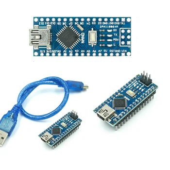 Nano ATMEGA328P With the bootloader compatible Nano 3.0 controller for arduino CH340 USB driver 16Mhz ,328P Development Board 
Nano ATMEGA328P With the bootloader compatible Nano 3.0 controller for arduino CH340 USB driver 16Mhz ,328P Development Board