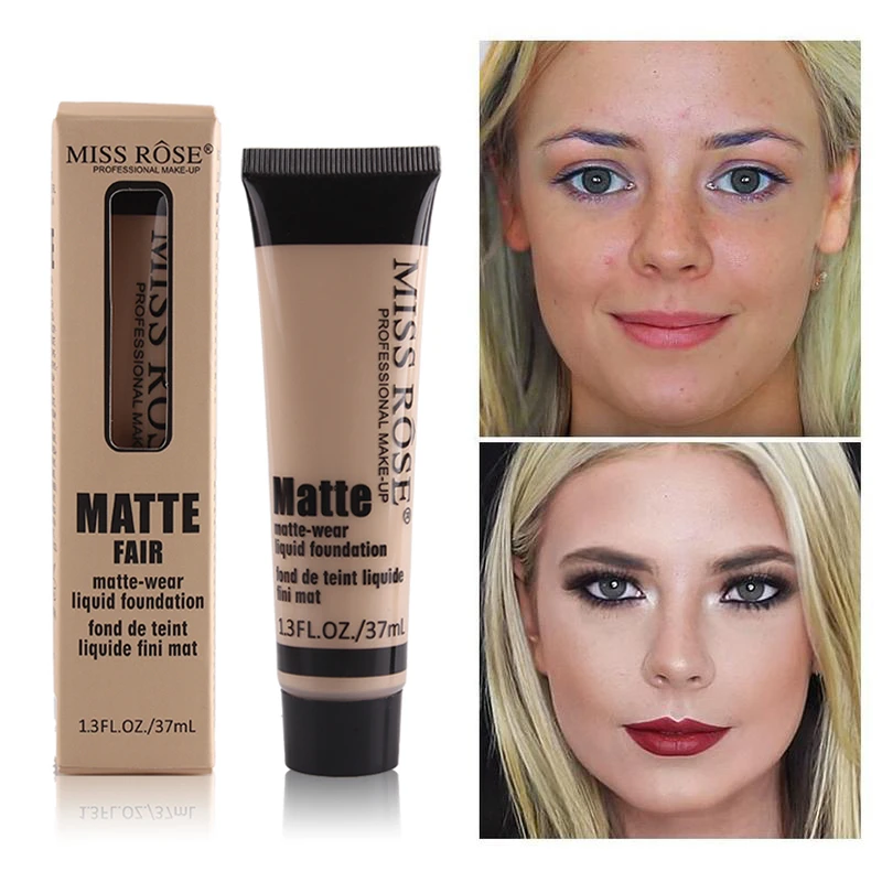 Face Makeup Foundation Full Coverage Matte Long Lasting Oil Control Liquid Foundation Concealer Cream Base Cosmetics T0775
Face Makeup Foundation Full Coverage Matte Long Lasting Oil Control Liquid Foundation Concealer Cream Base Cosmetics T0775