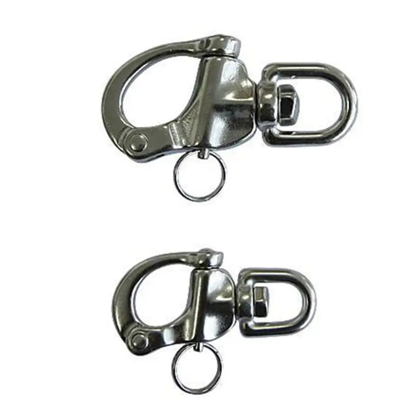 Stainless Steel Swivel Eye Bolt Snap Hook Scuba Diving Camera Strap Key Chain Clip
Stainless Steel Swivel Eye Bolt Snap Hook Scuba Diving Camera Strap Key Chain Clip