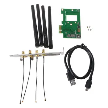 BCM94360CD/BCM94331CD to PCI-e 1X Adapter Card Converter for Desktop Computer Wireless Module WiFi Net-work Card
BCM94360CD/BCM94331CD to PCI-e 1X Adapter Card Converter for Desktop Computer Wireless Module WiFi Net-work Card