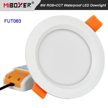 Miboxer 6W Waterproof IP54 RGB+CCT led downlight FUT063 recessed led Round ceiling panel light indoor living room bathroom
Miboxer 6W Waterproof IP54 RGB+CCT led downlight FUT063 recessed led Round ceiling panel light indoor living room bathroom