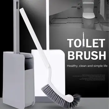 Plastic Long Handle Curved Plastic Toilet Cleaning Brush Corner Rim Cleaner Bathroom Home Cleaning Tools 
Plastic Long Handle Curved Plastic Toilet Cleaning Brush Corner Rim Cleaner Bathroom Home Cleaning Tools